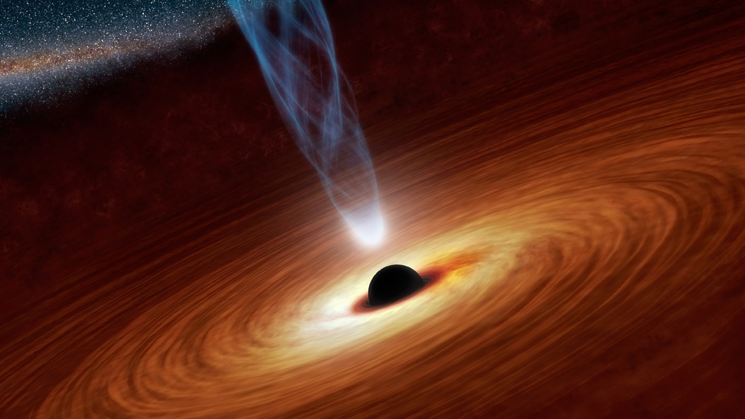 Accélération de trou noir supermassif