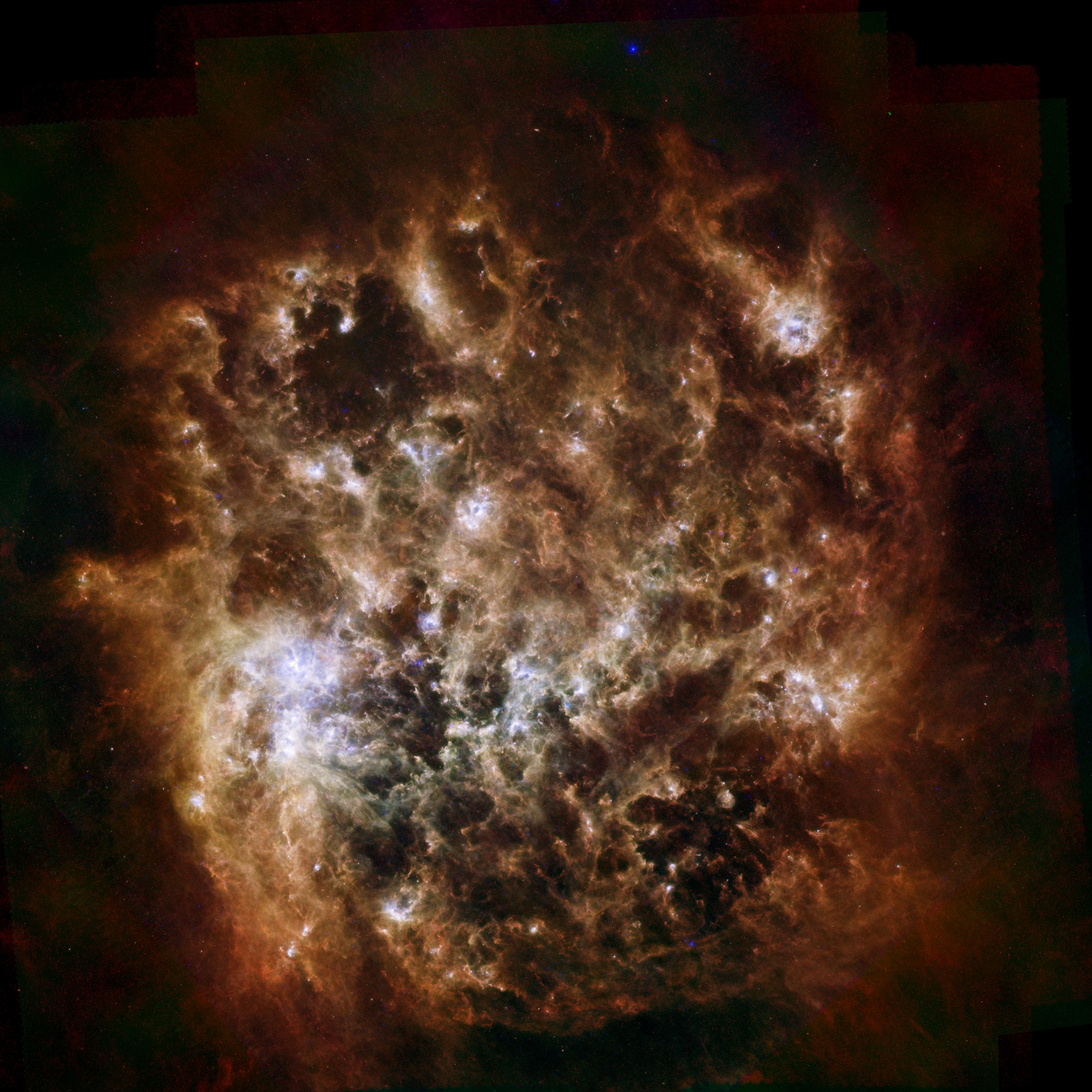 Portrait infrarouge du Grand Nuage de Magellan