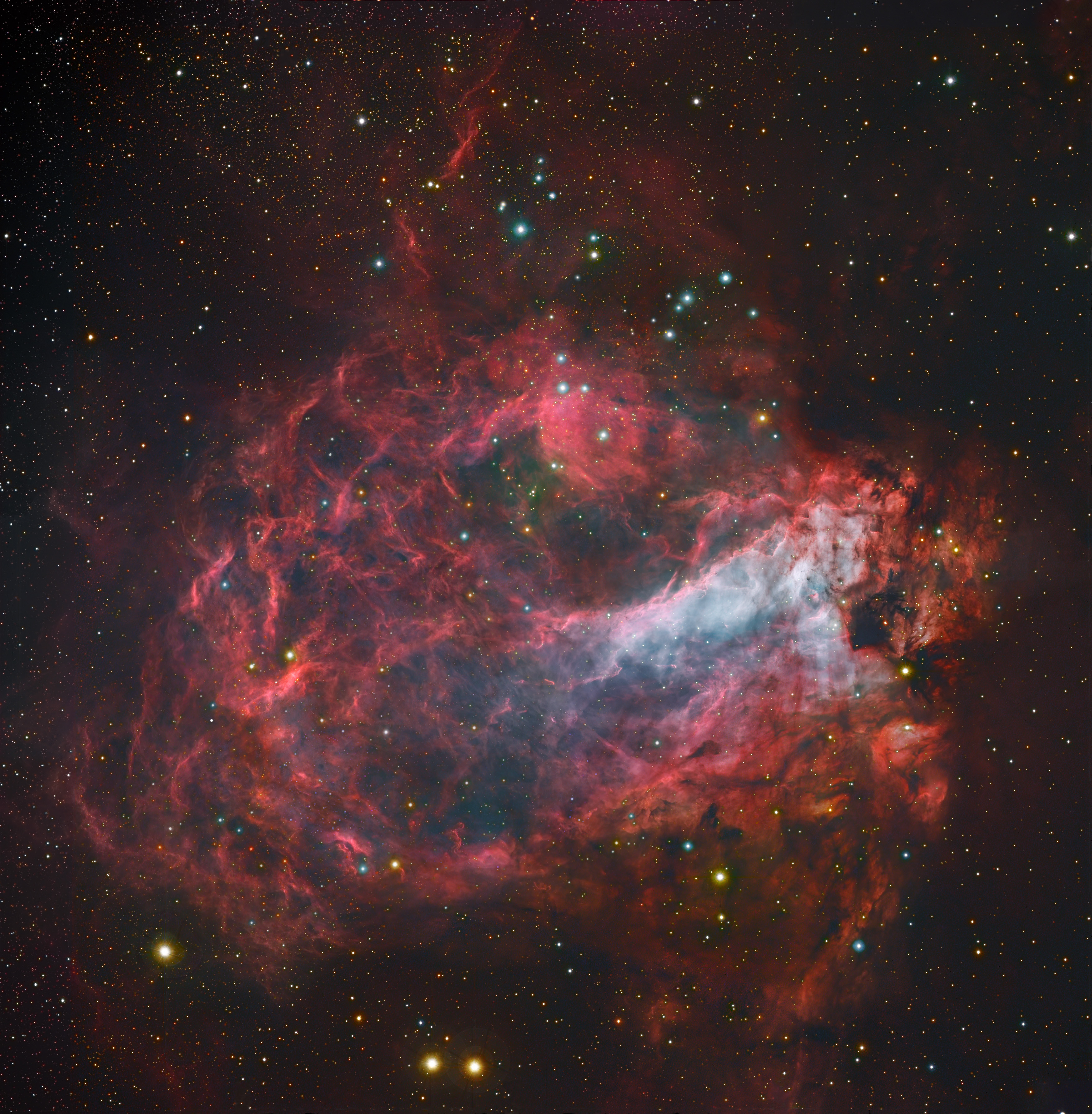 Messier 17, la fabrique d\'étoiles