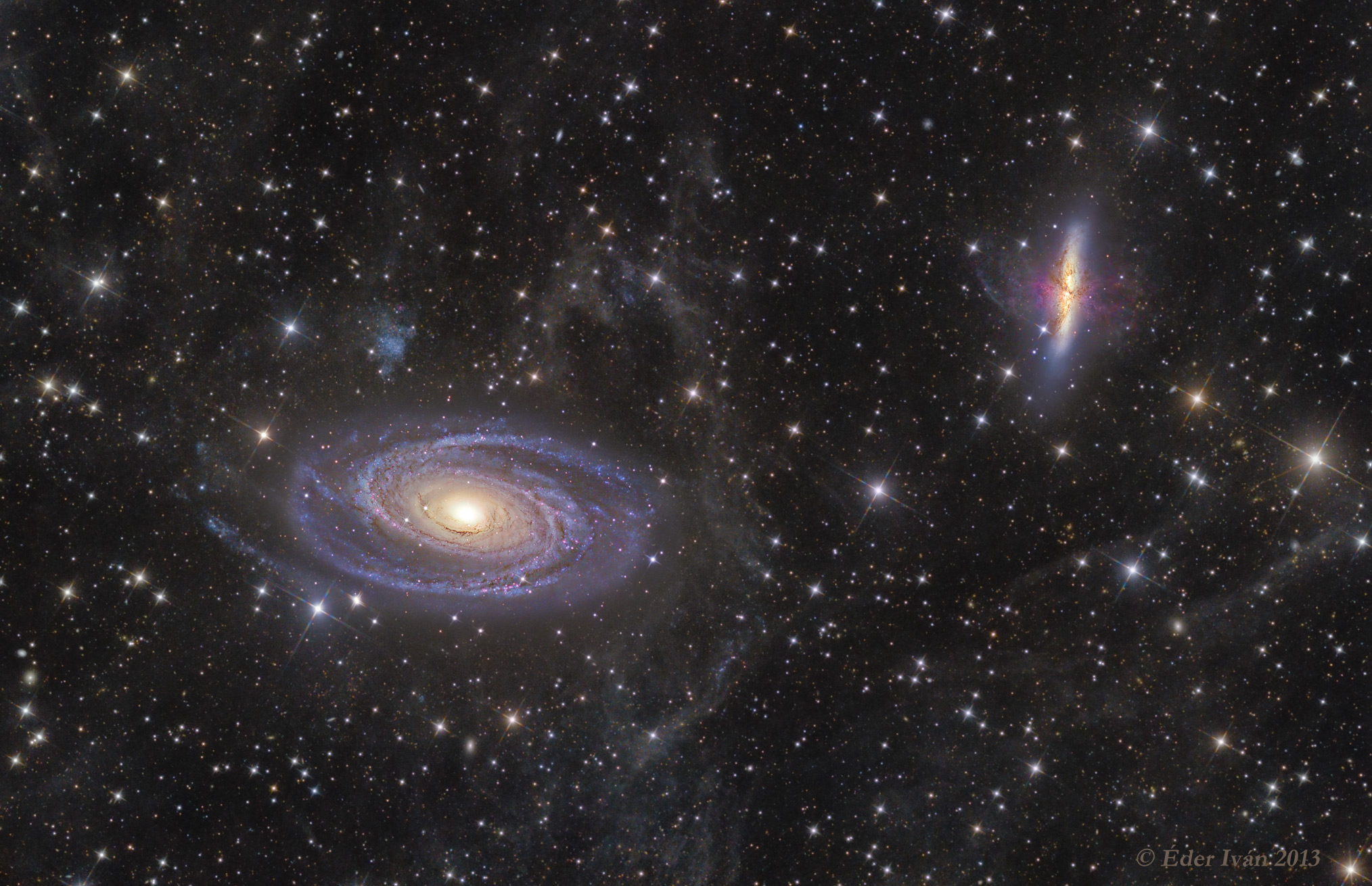 M81 contre M82, la guerre des galaxies