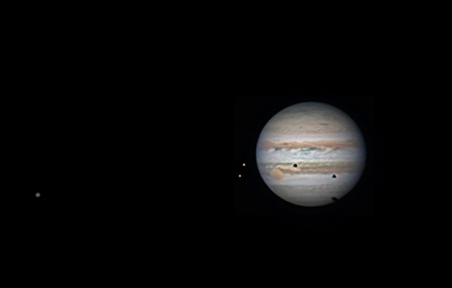 Triple transit sur Jupiter