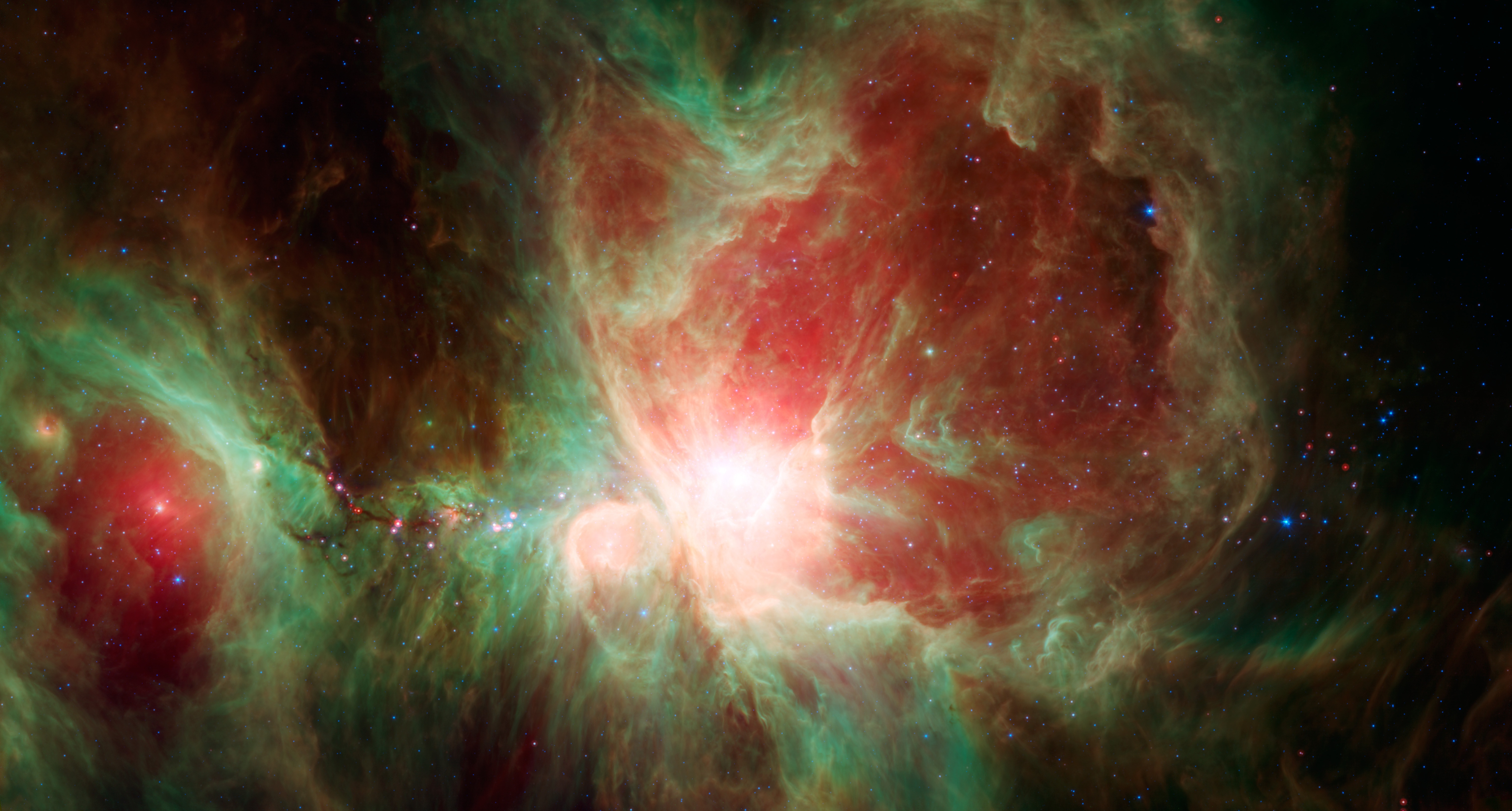 La nébuleuse d\'Orion vue par Spitzer
