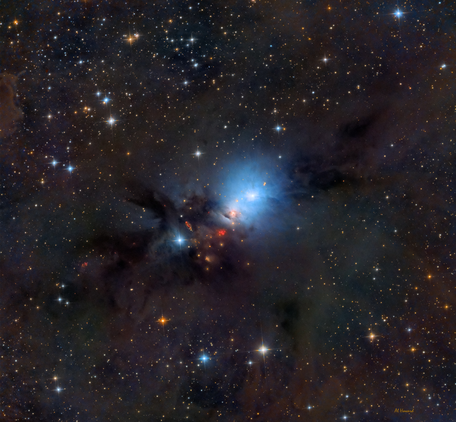 Au travers des poussières de NGC 1333