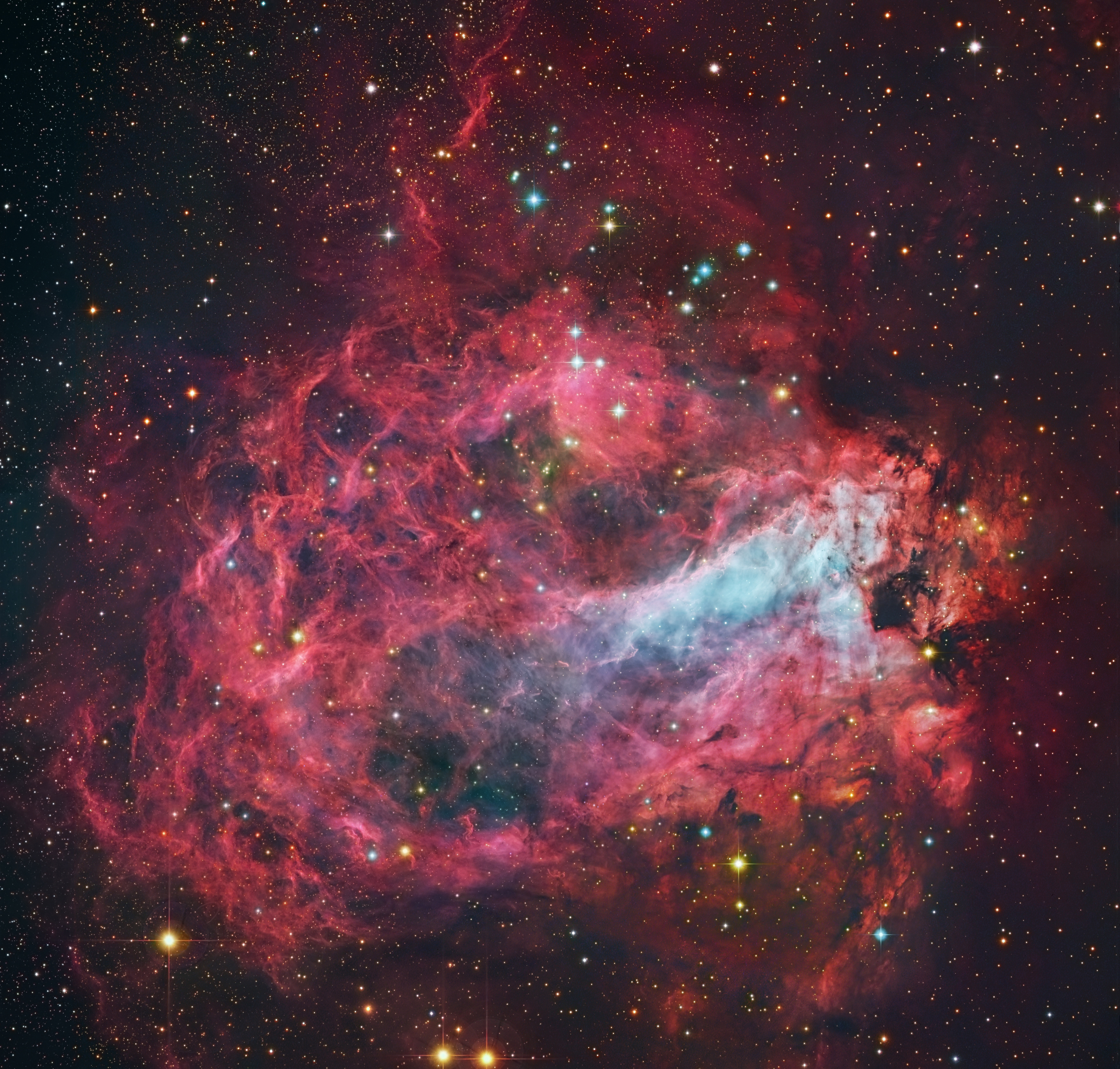 L\'usine à étoiles Messier 17