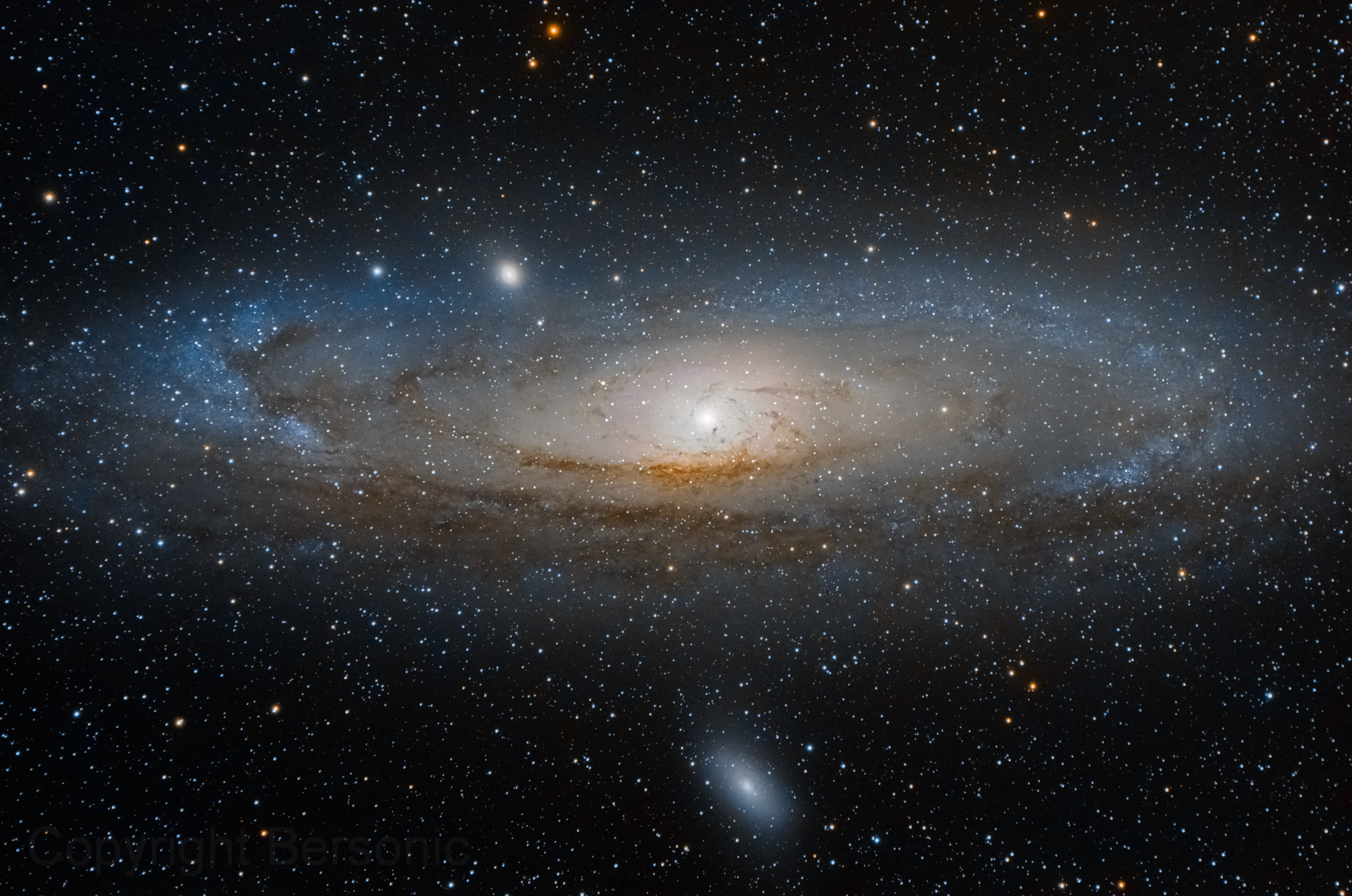 La grande galaxie d\'Andromède