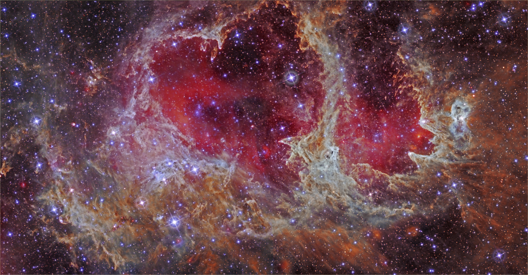 W5, piliers de formation stellaire