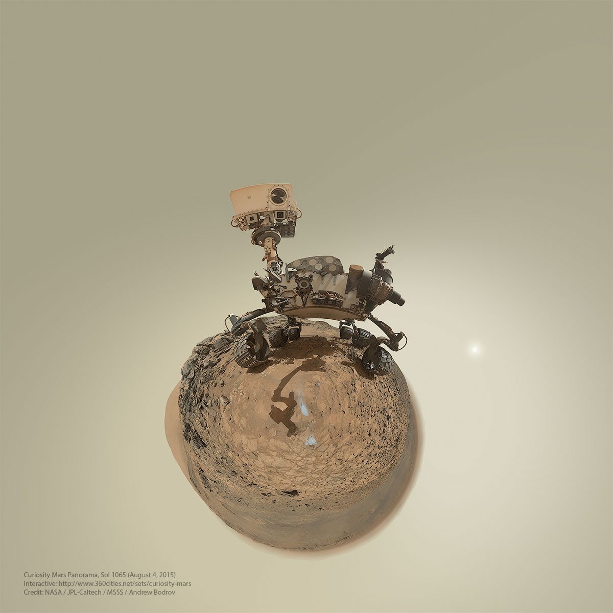 La petite planète de Curiosity