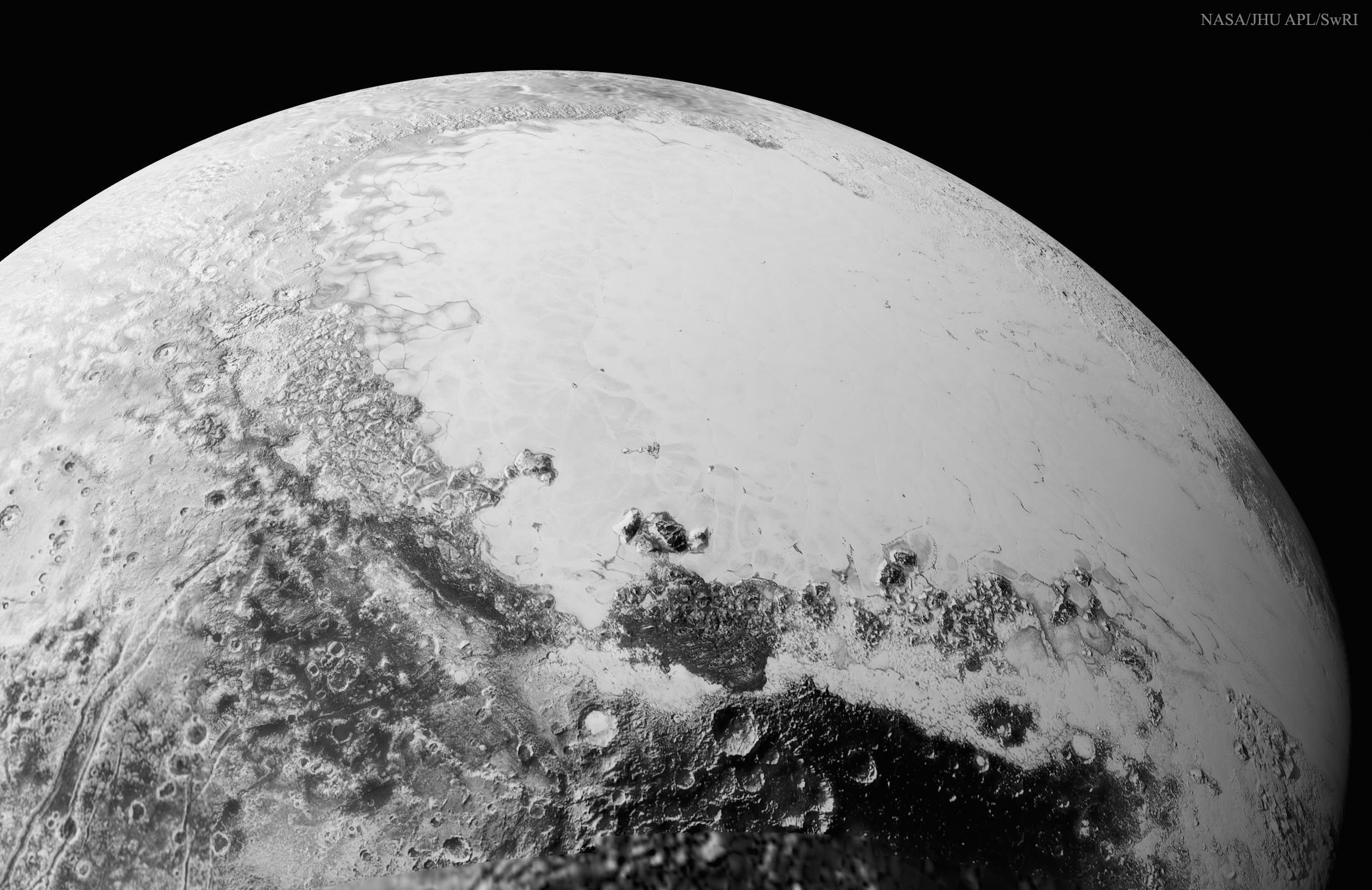 Vol au-dessus de Cthulhu Regio sur Pluton