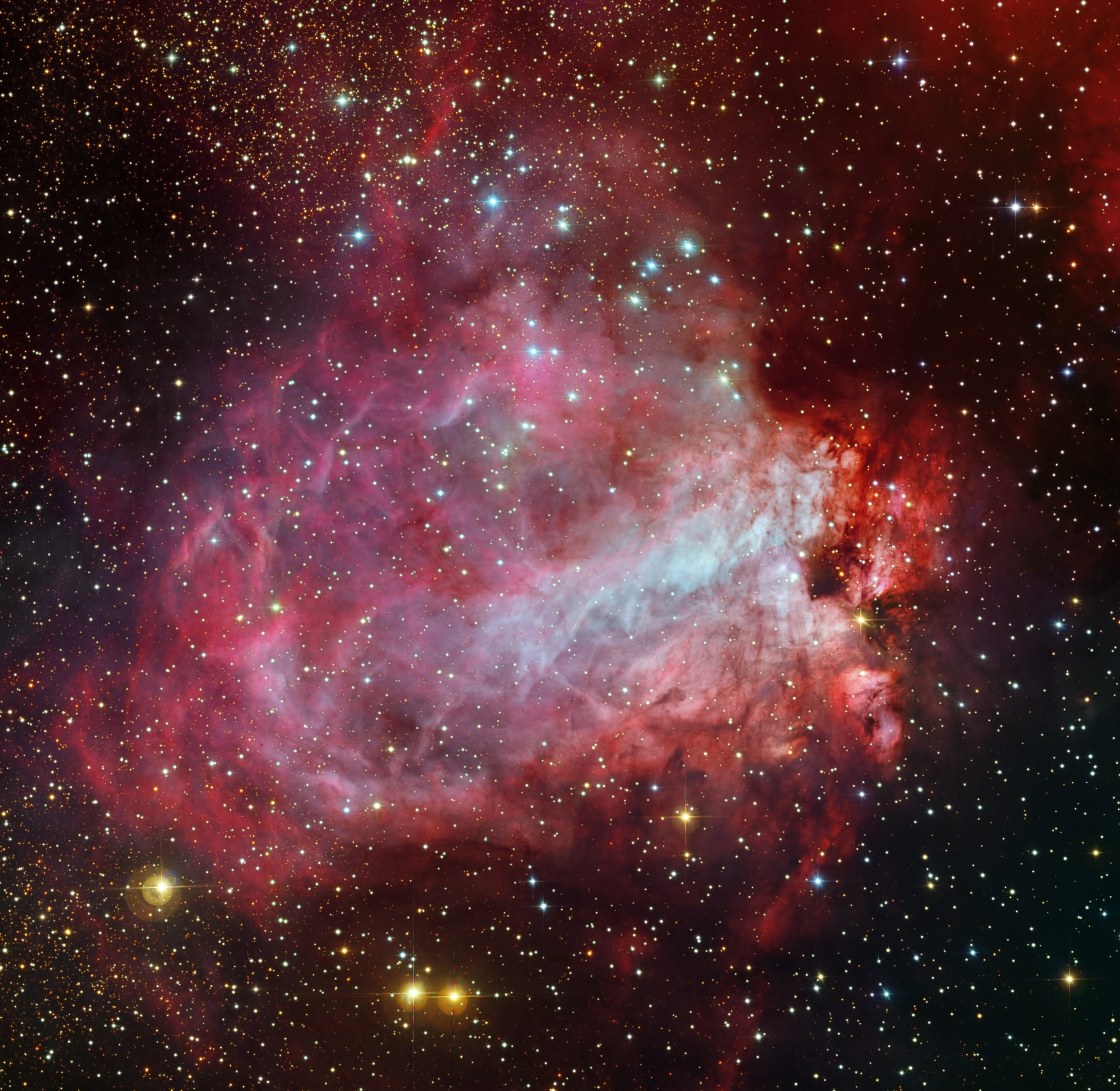 La fabrique à étoiles Messier 17