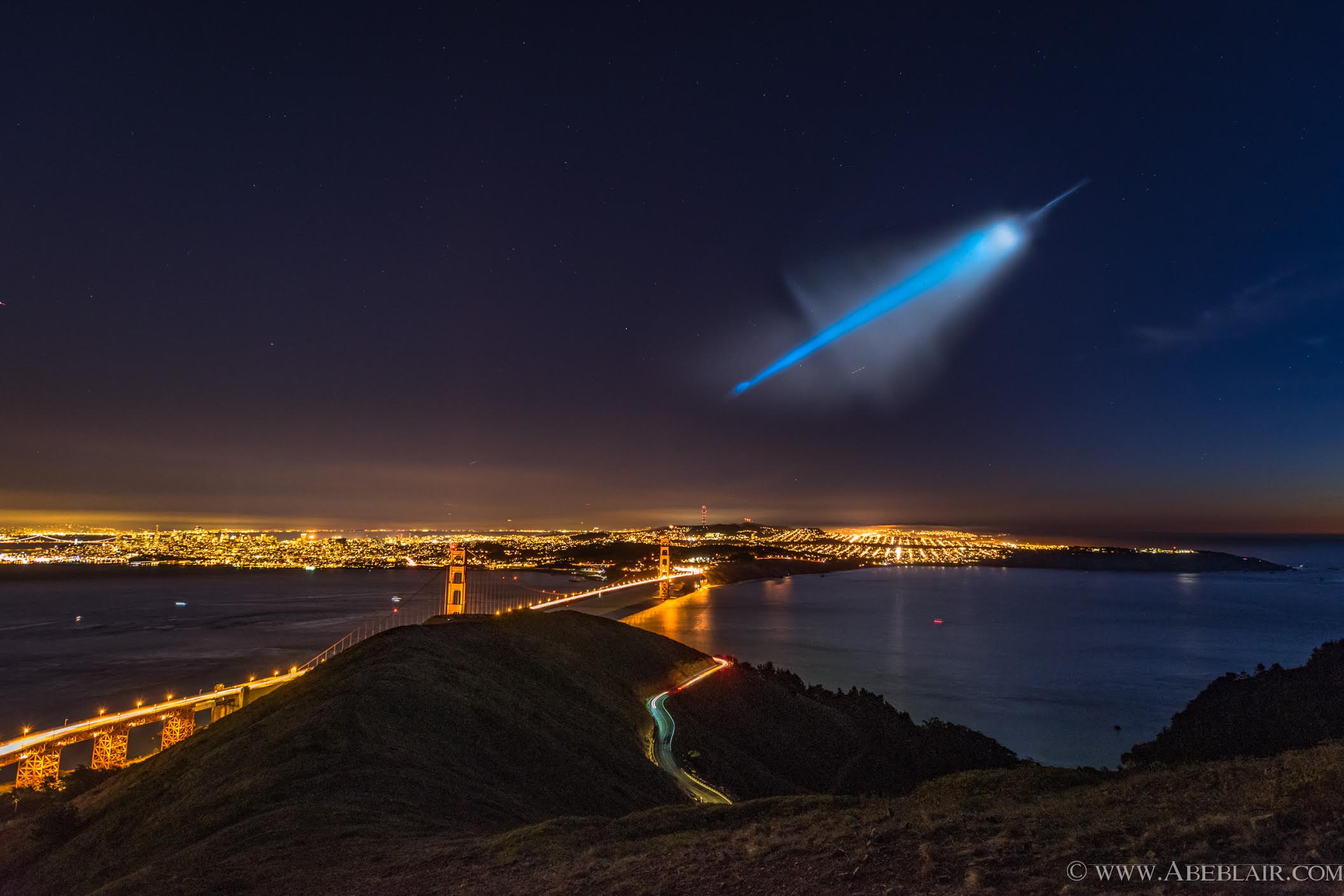 Un missile inattendu à San Francisco