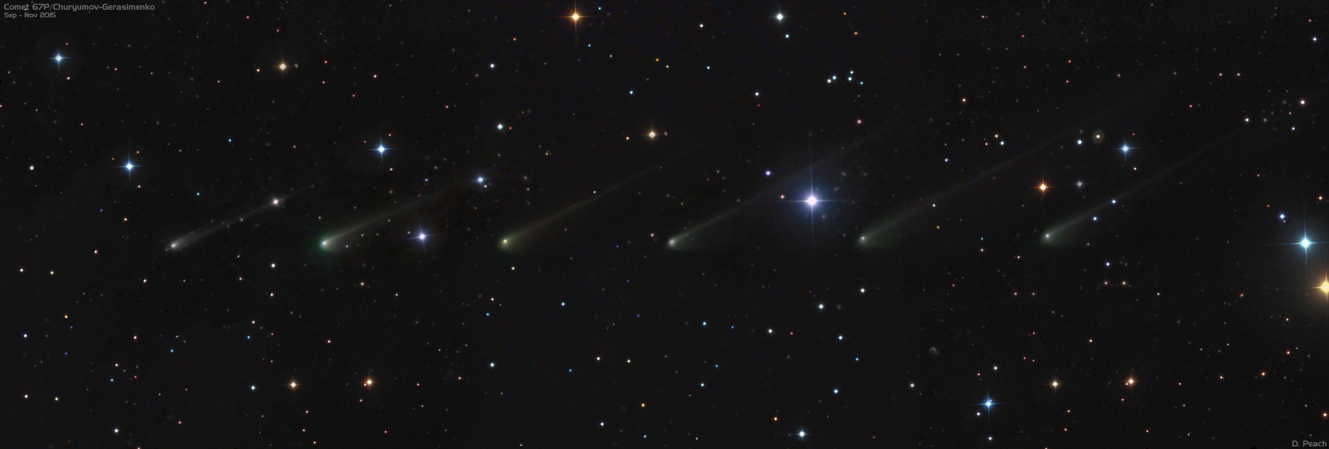 La comète de Rosetta et Philae s\'éloigne
