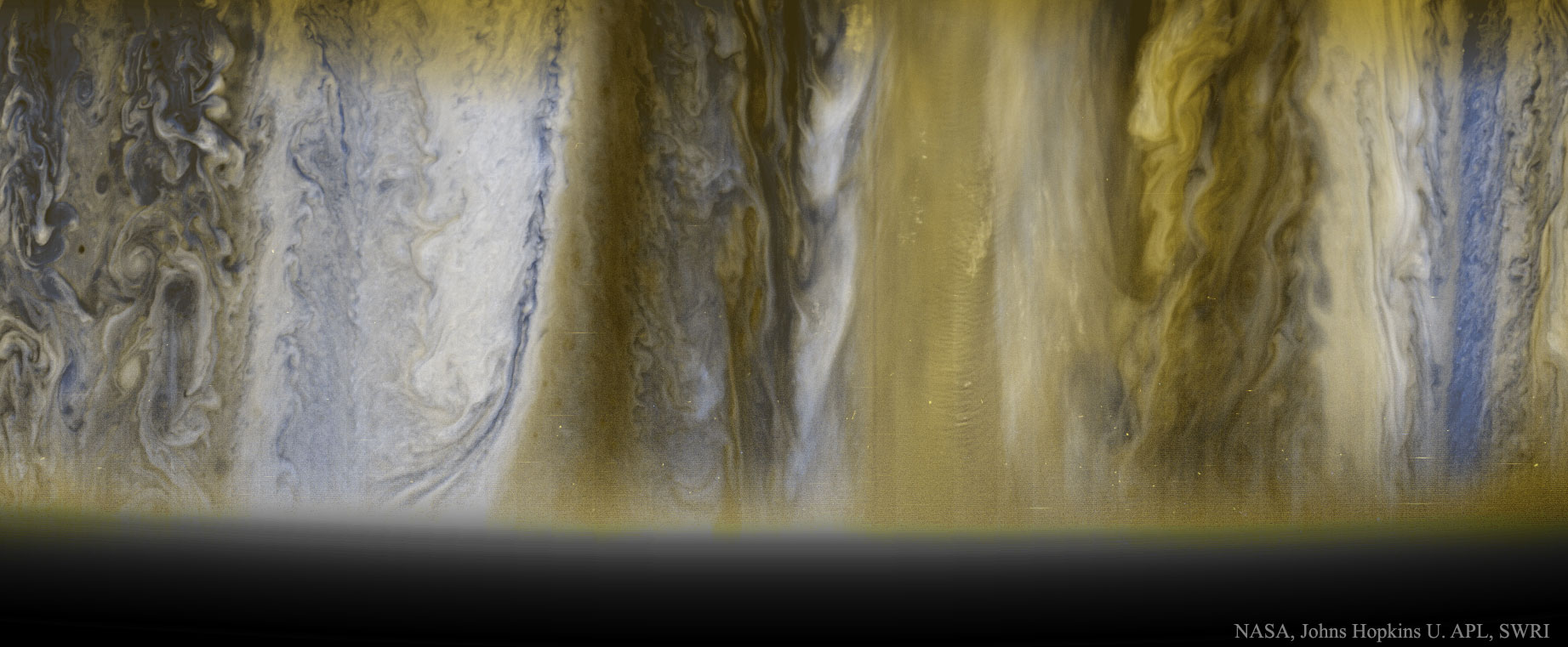 Les nuages de Jupiter vus par New Horizons