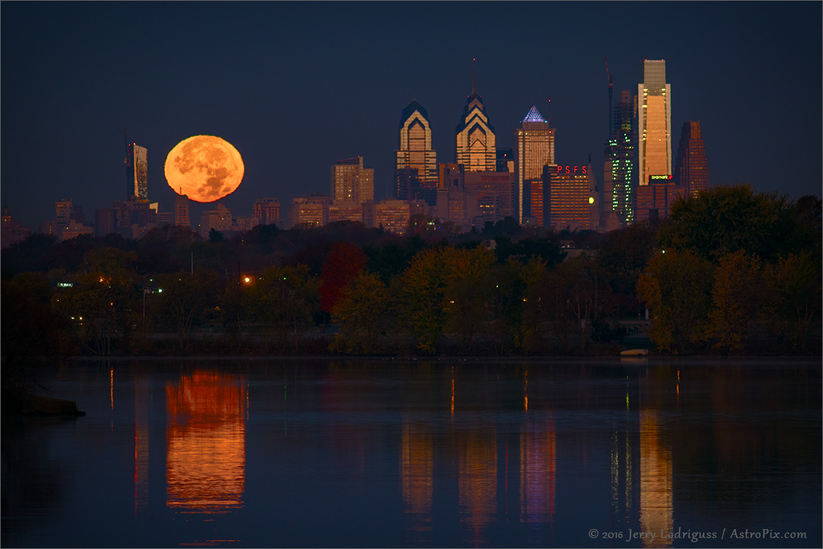 Philadelphie et la Pleine Lune du périgée