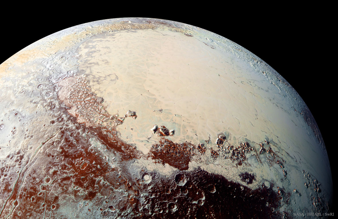 La plaine Spoutnik de Pluton