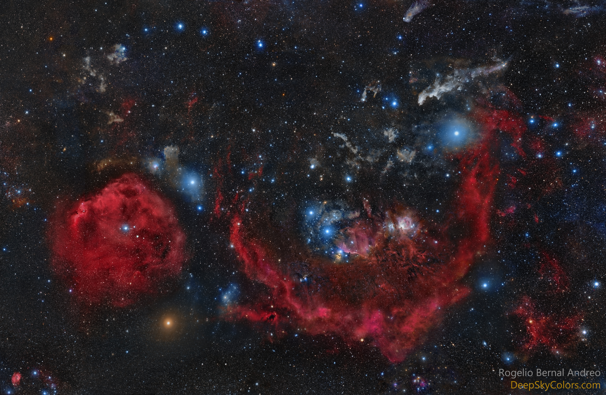 Noms d\'étoiles dans Orion