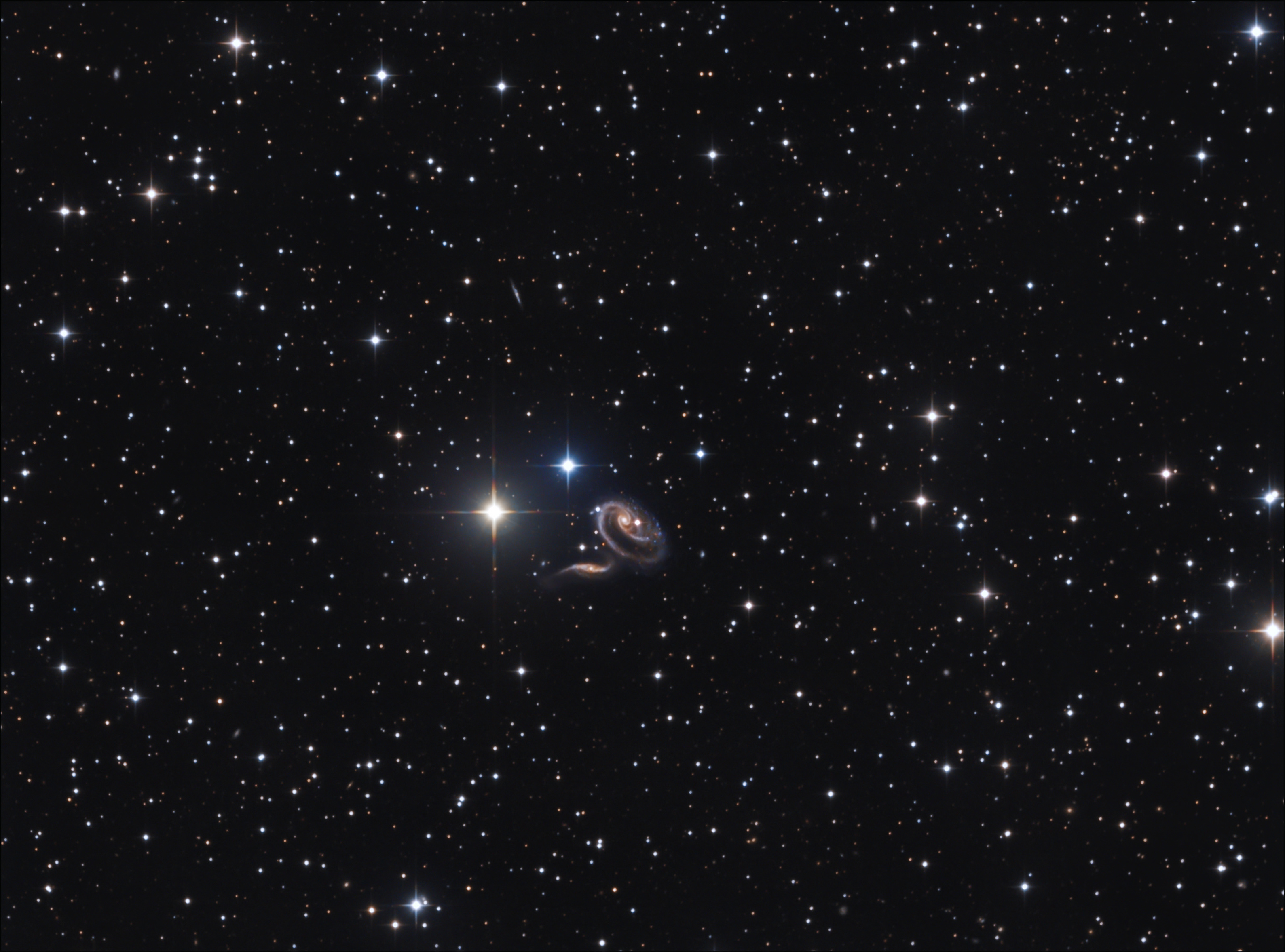 Les galaxies particulières de Arp 273