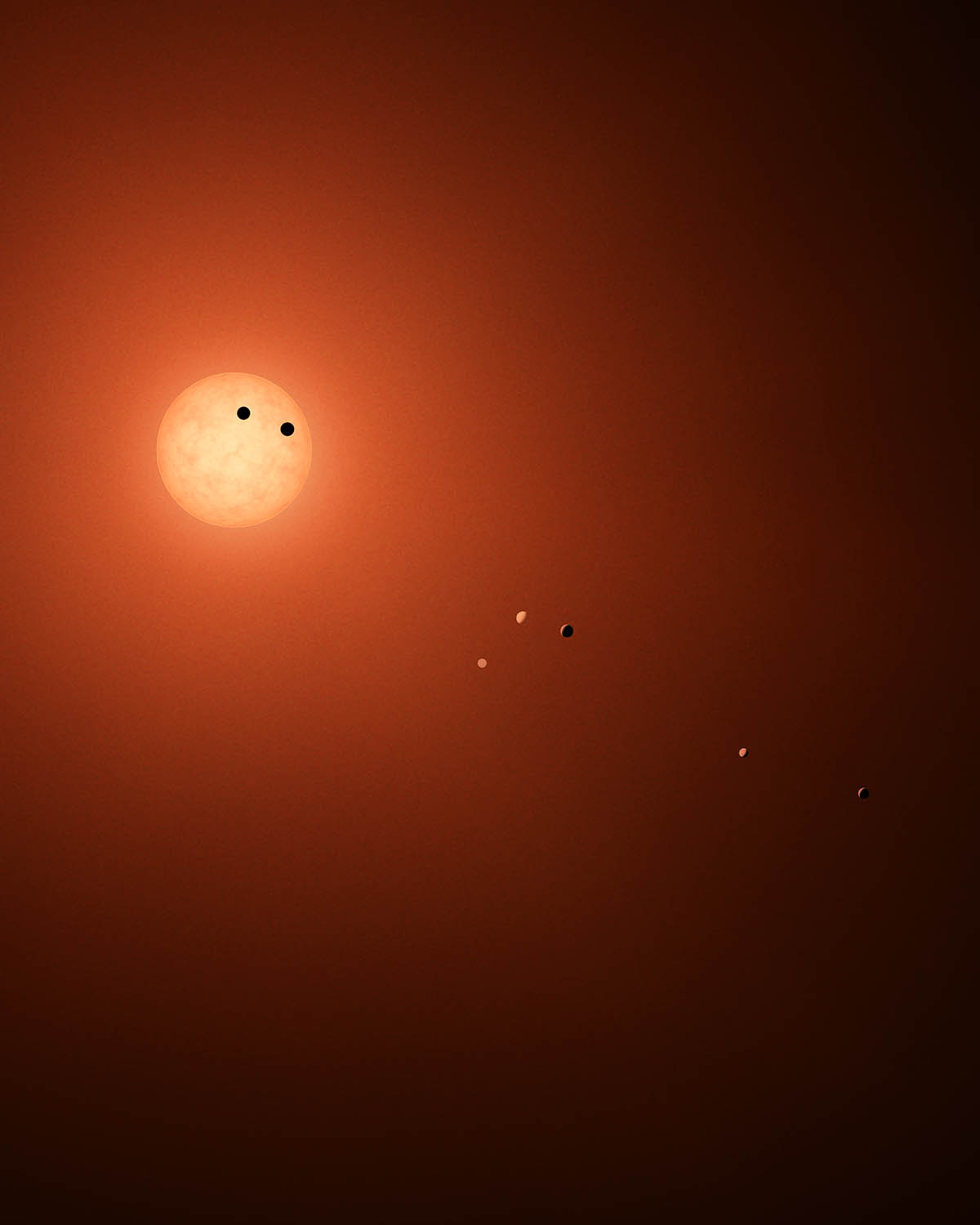 Sept nouveaux mondes autour de TRAPPIST-1