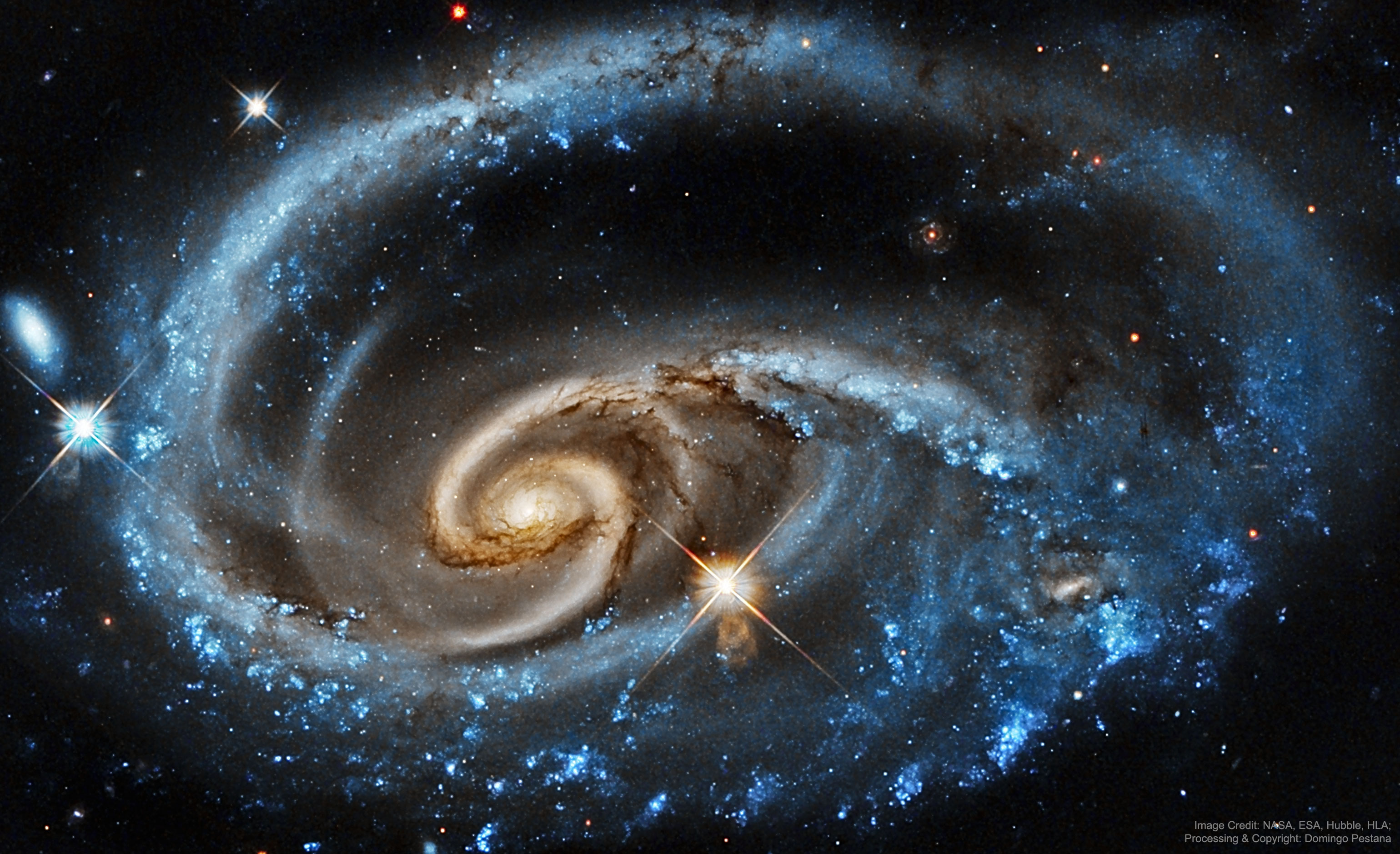 UGC 1810, la galaxie sauvage vue par Hubble