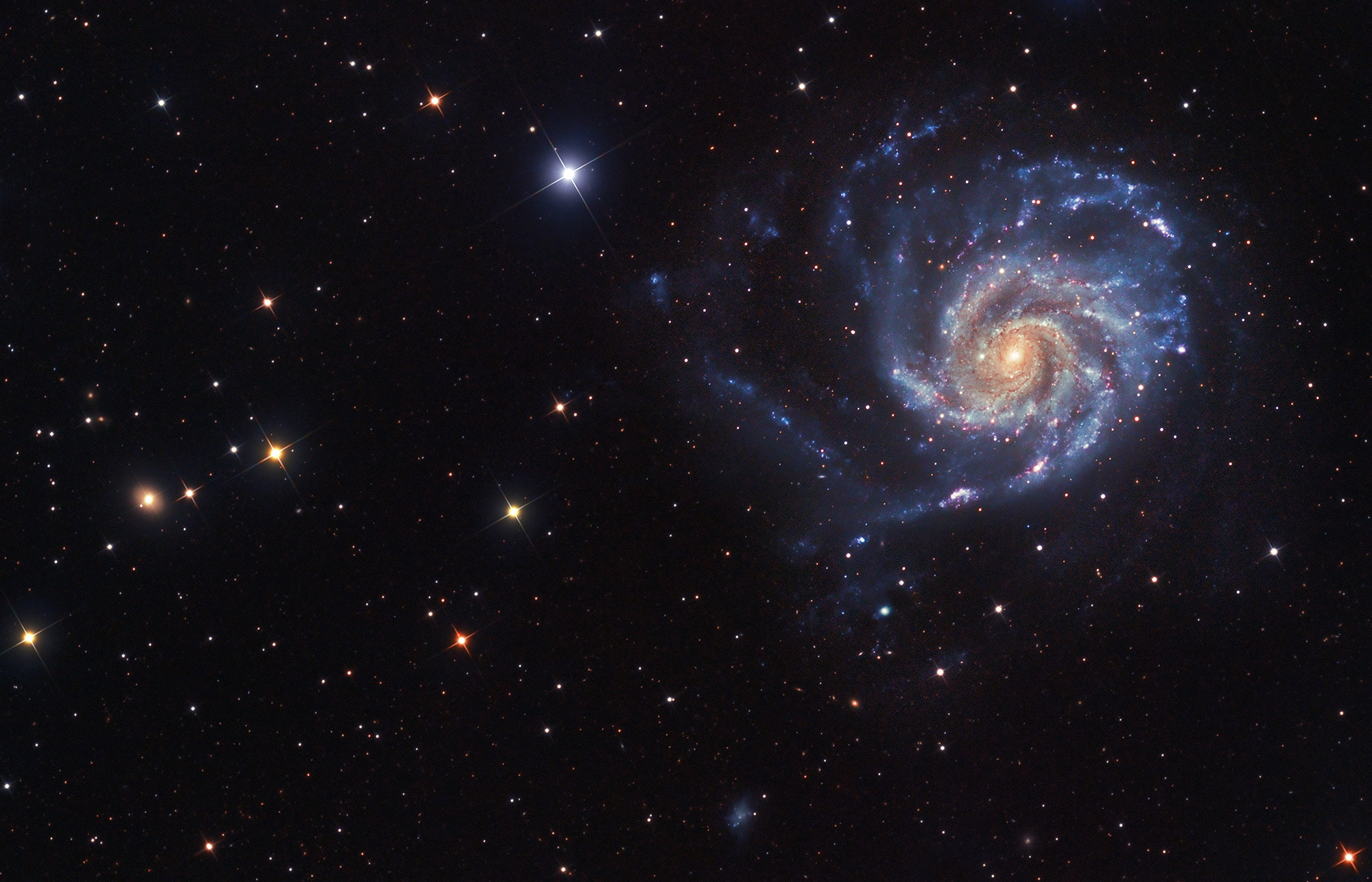La vue vers M101
