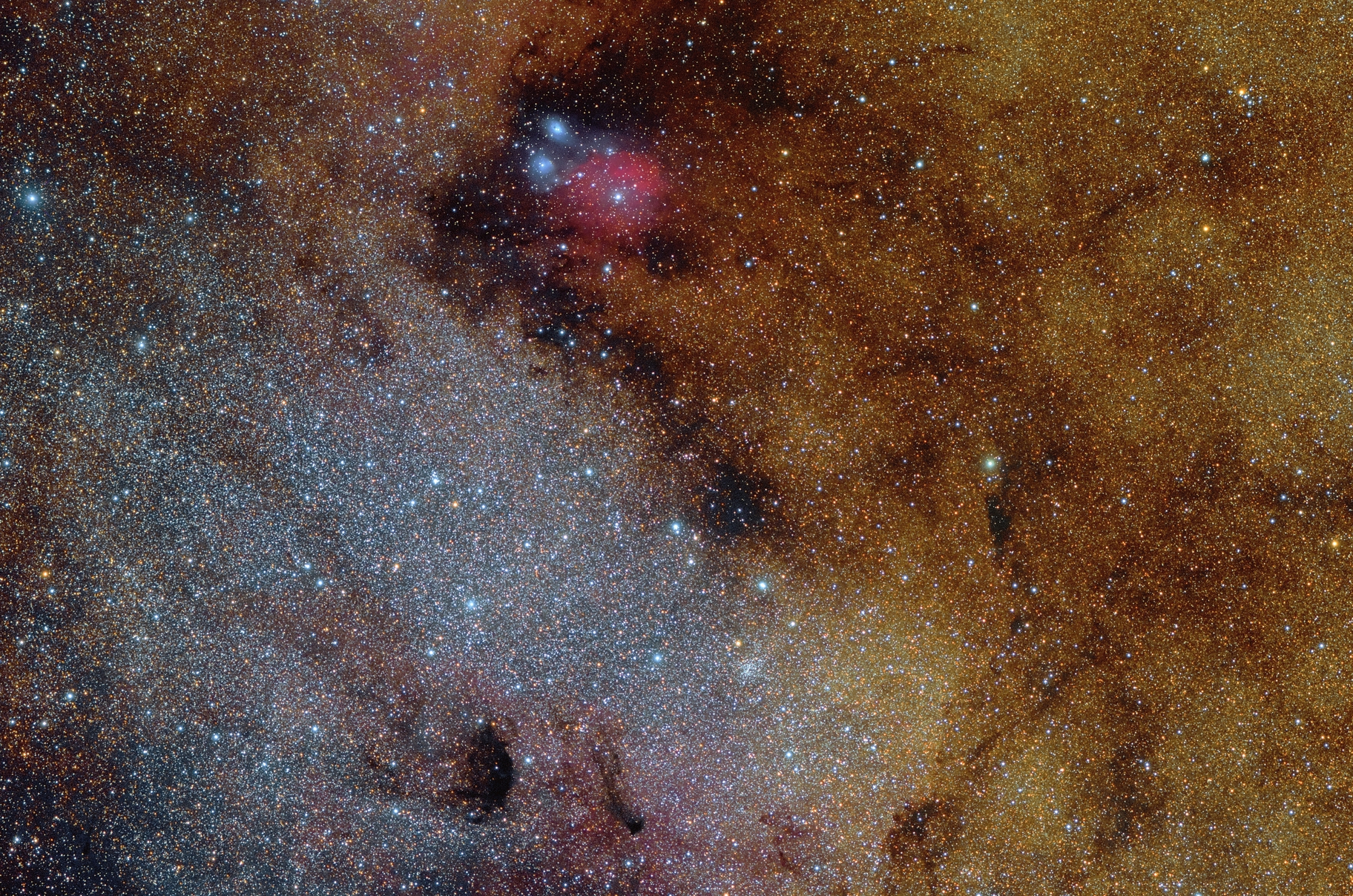 Messier 24, nuage d\'étoiles du Sagittaire