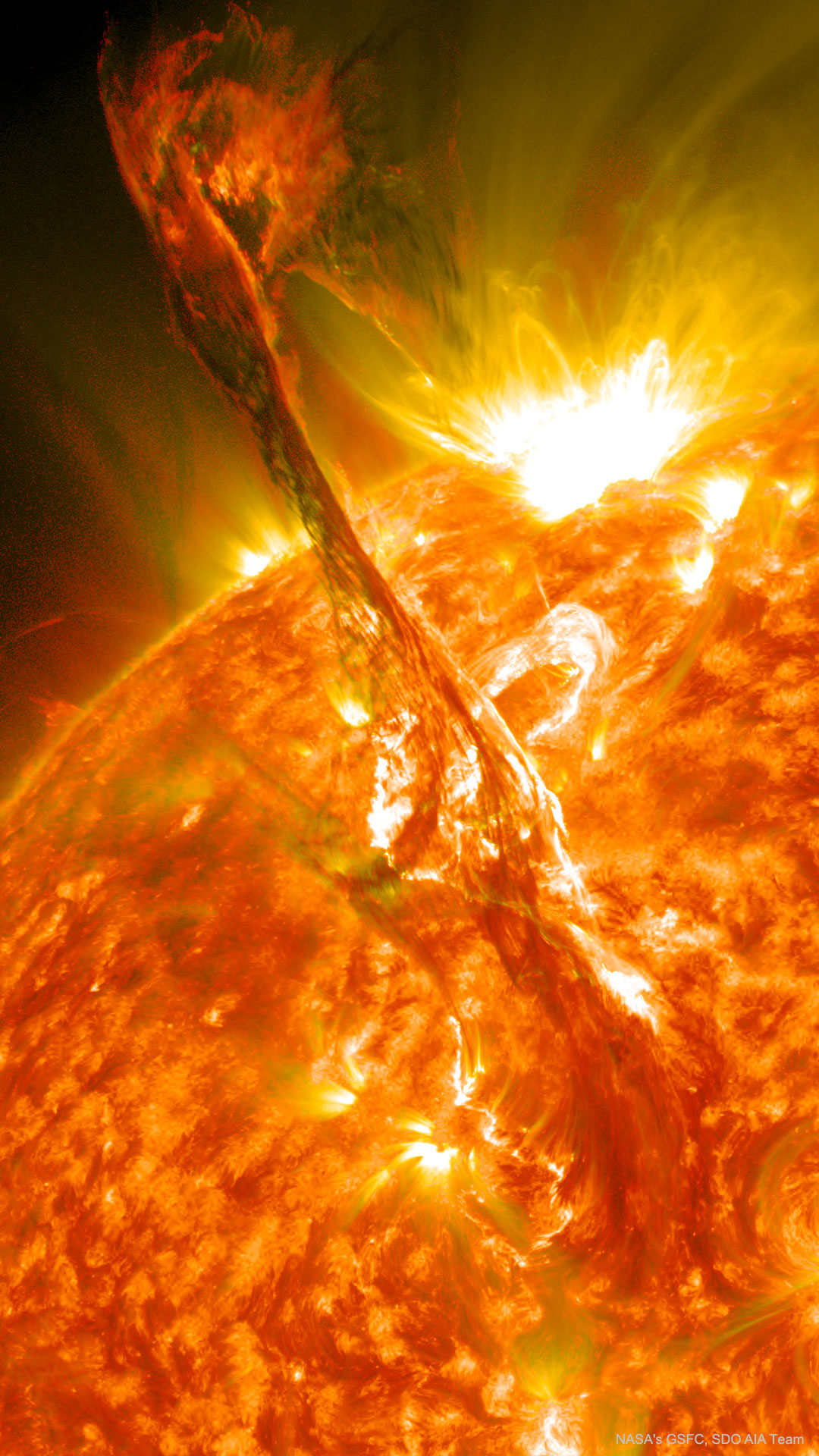 Eruption de filament solaire