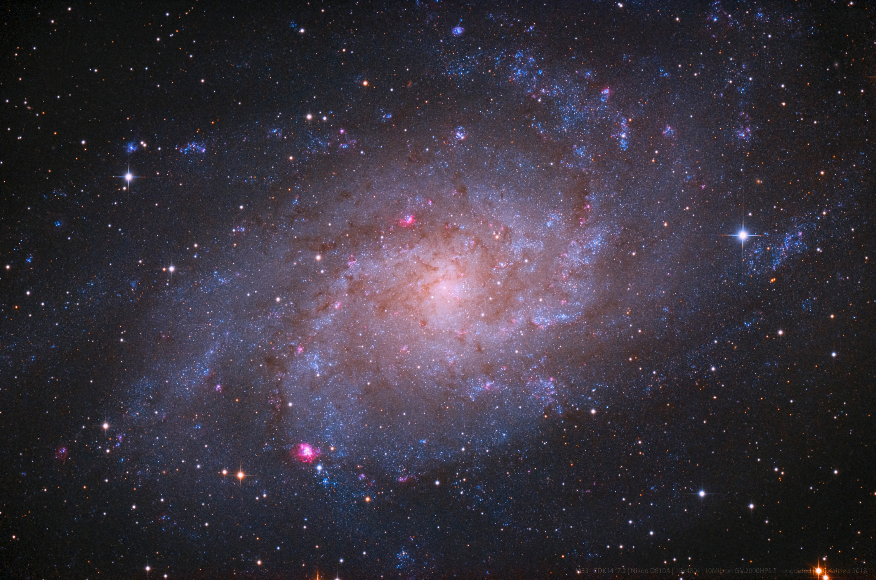 M33, la galaxie du Triangle