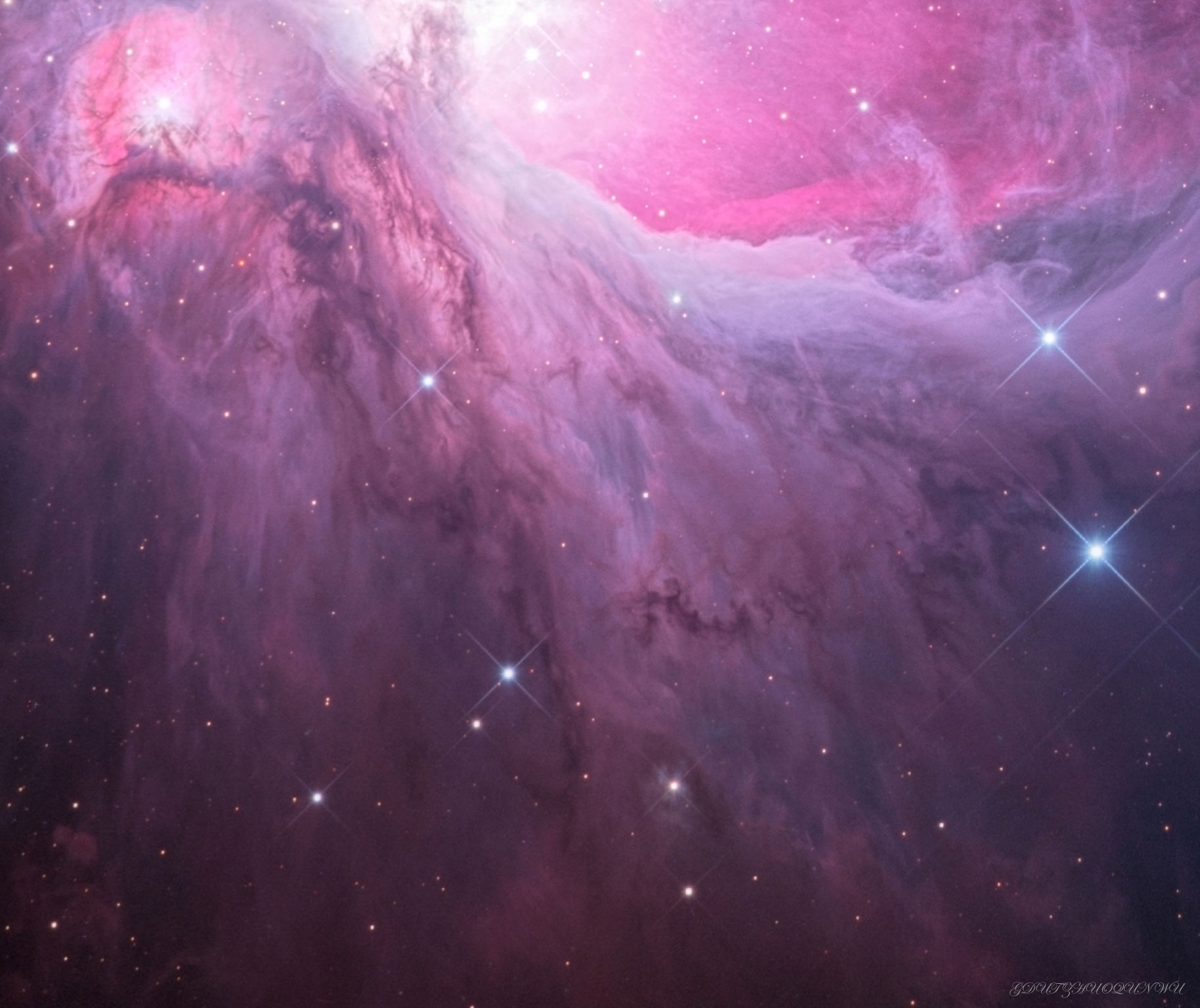 M43, la cascade d\'Orion