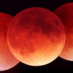 Une éclipse de Lune en trois clichés