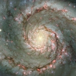 M 51: la galaxie du Tourbillon de poussière et d'étoiles