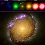 NGC 1512 : vue polychromique
