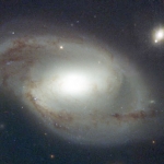 La galaxie et le quasar 