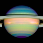 Saturne en infrarouge