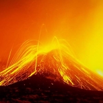 Bouillonnement du magma du Mt Etna
