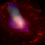 NGC 1068 et la lampe à rayons X