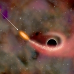 Les rayons-X révèlent une étoile disloquée par un trou noir