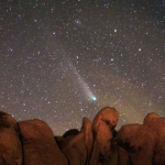 La Comète NEAT (Q4) au-dessus d'Indian Cove  - 