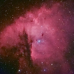 NGC&nbsp;281&nbsp;: amas, nuages et globules