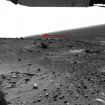 Un diable de poussière tourbillonnant sur Mars