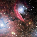 Etoiles, poussière et nébuleuse dans NGC 6559 