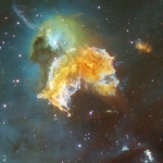 Le rémanent de supernova N63A  se déchaîne