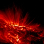 Les boucles du champ magnétique solaire en ultraviolet