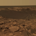 Le cratère Beagle sur Mars