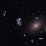 La chaîne galactique de Markarian