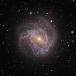 La galaxie spirale M83,  roue de feu australe