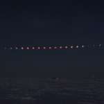 Eclipse de Lune au Pôle Sud