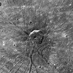 Un cratère en forme d'araignée sur Mercure