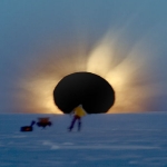 Une éclipse totale de Soleil en Antarctique