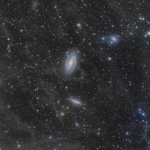 Le groupe galactique de M81 au travers de la nébuleuse du Flux Intégré