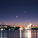 Planètes au-dessus de Perth