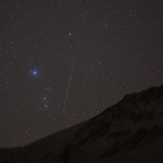 La comète et l'étoile filante